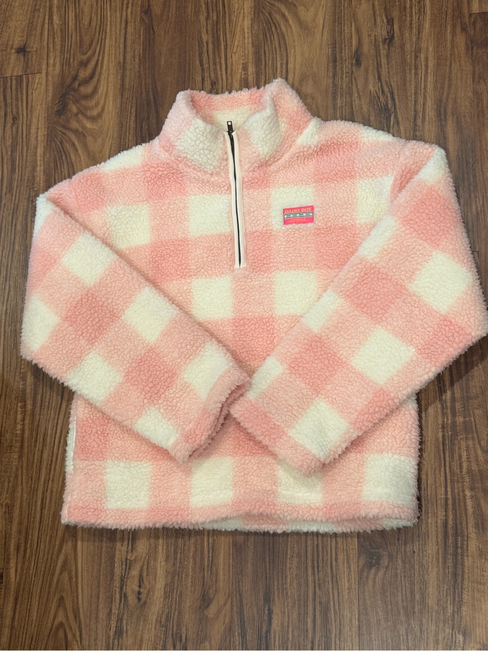 Dairy Boy Women's Green Mountain Fleece Pink Lemonade XS/S Sold Out
